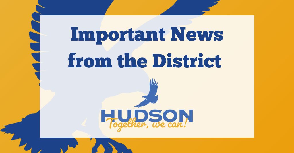 April Conversations with the Superintendent Canceled
