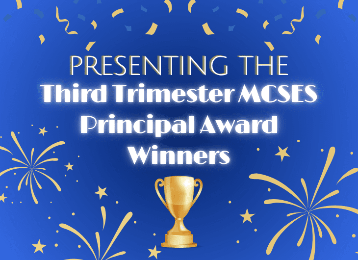 Third Trimester MCSES Principal Awards 2025-26
