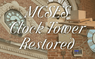 Historic Clock Tower at MCSES Restored
