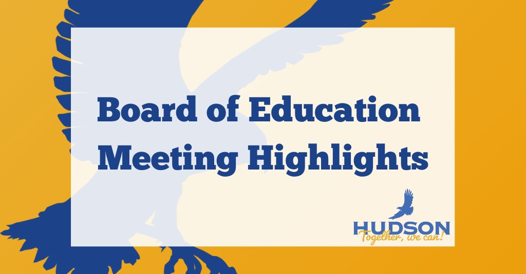 The JHS Shared an Update on Positive Growth at a Recent BoE Meeting; 2025 Capital Project and Budget Updates