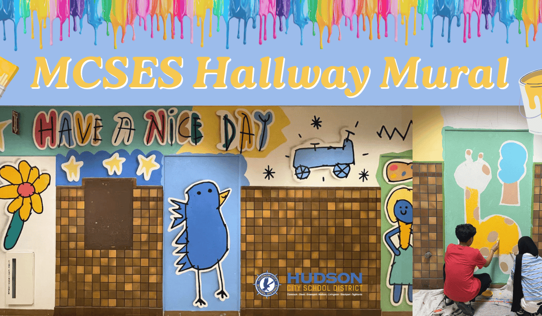 MCSES Students Create Hallway Mural with Local Arts Organization